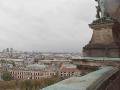 29 Berlin Cathedral Dome 1 * Skyline view of Berlin in the rain from the Cathedral cupola * 800 x 600 * (143KB)